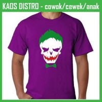 Jual Kaos Suicide Squad Joker MG77 Oblong Distro Murah