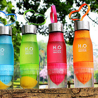 Jual Botol H2O Infused water bottle (dengan alat perasan jeruk) Murah