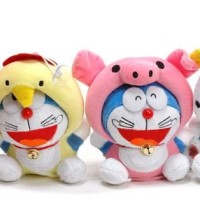 Jual Murah Boneka Rekam Karakter Doraemon Zodiac Shio Doll Toy Recorded Murah