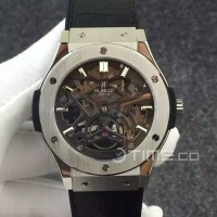 Jual jam Hublot Classic Tourbillon Skeleton white spesial Murah