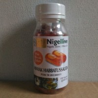 Jual Nigellive isi 100 - Nigella Sativa + Olive Oil Limited Murah