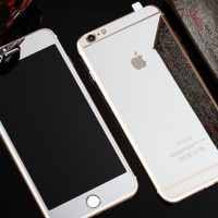 Jual TERMURAH Iphone 4 4s silver colourful Tempered Glass Mirror antigors Murah