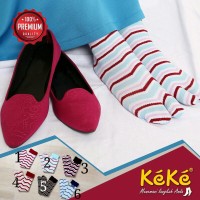 Jual Kaos Kaki Jempol Premium Keke Motif Tribal Garis Tanpa Telapak Murah
