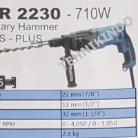 MESIN BOR ROTARY HAMMER MAKITA TYPE HR 2230