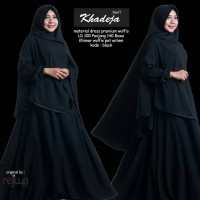 Gamis syari lyra virna collection khadeja black