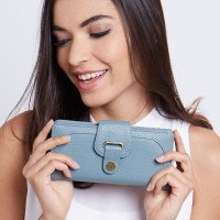 Jual DOMPET SOPHIE MARTIN PARIS JEUX 1114 BIRU KULIT IMPORT KOREA BRANDED A Murah