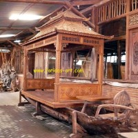 Furniture Antik Jati Bekas Prau/Kapal brp Lesehan Prau China (Jo-I.3)