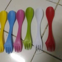sendok garpu pisau outdoor not spork light my fire eiger consina