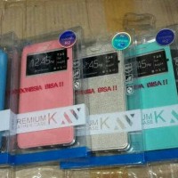 Flipcover UME Andromax R2 / E2 Sarung HP / Leather Case Smartfren