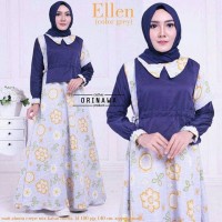 ELLEN DRES 155RB BY NAWA HIJAB UMROH HAJI SYARI batik kebaya setelan c