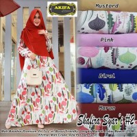 Baju Terusan Wanita Muslim Longdress Shafira Syari