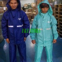 Jas Hujan ASV 3 Bahan Parasut Jaket Celana Hujan Motor Model Axio 20