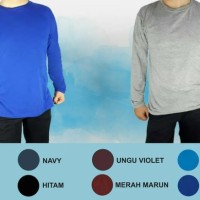 Promo Murah KAOS POLOS COTTON COMBED 30S LENGAN PANJANG Terbaru