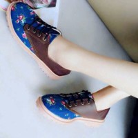 Promo Murah Sepatu Kets Floral Docmart ND01 MOdel Terbaru