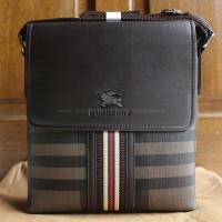 Tas Slempang Pria Branded Import BURBERRY BROWN (High Quality) ORI