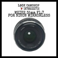 LENSA MIRRORLESS MEIKE APS-C 35mm 35 F1.7 FOR NIKON 1 J3 J4 J5 V3 S2