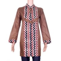 Pakaian Wanita Blouse Muslim /Atasan Muslimah Kombi batik Maia 4