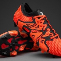Sepatu Bola Adidas X15+ PrimeKnit FG AG Solar Orange Core