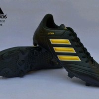 sepatu sepak bola pria adidas copa hitam gold terbaru