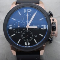 Jam Tangan Pria Alexandre Christie Ac 6280 Rose Gold Black Orginal