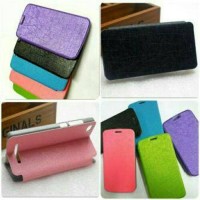 Flipcover OPPO Joy 3 / Mirror 5 Leather / Sarung HP ROKER ORI