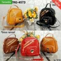 Tas ransel TRG-4573/Tas ransel wanita/tas furla zipper/backpack 2in,
