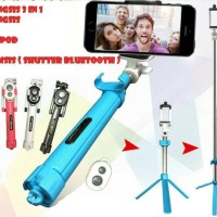 Tongsis Tripod + Remote Bluetooth / Tongsis 3in1