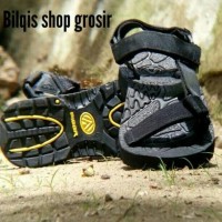 SANDAL GUNUNG EIGER HITAM POLOS