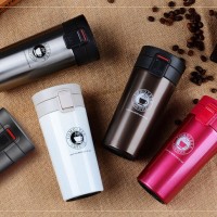 Termos Motif Coffee Model Buka Tutup Pencet Termos Air Panas Dingin