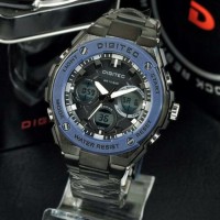 Jam tangan Pria Digitec Rantai AB730 Black Blue T1310