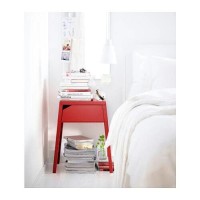 Harga Grosir Ikea Selje Meja Samping Tempat Tdr Merah 46x37 Steel Bed