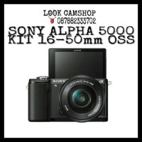 KAMERA MIRRORLESS SONY ALPHA 5000 A5000 ALFA 5000 KIT 16-50mm OSS