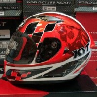 helm kyt vendeta 2 gp cruise white/red fluo