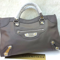 Balenciaga Metal Plate Swift Mirror Quality / Tas Wanita Branded Besar