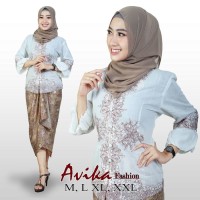 Jual ATASAN ENCIM BORDIR LENGAN BALON BY AVIKA PUTIH Murah
