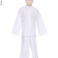 Jual Baju Koko Setelan anak warna putih Murah