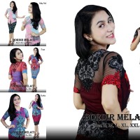 Kebaya Jadi lengan pendek brokat tile payet bordir setelan terbaru