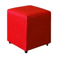 Irish Squuare Stool - Blue kursi puff