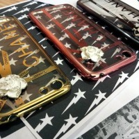 CASE CASING HP VIVO Y53 CHANEL FLOWER SOFT TPU BACK