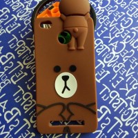 CASING HANDPHONE XIAOMI REDMI 3S 3 PRO 3D CUTE CUTE TEDDY BROWN SOFT