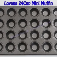 Jual Loyang Cetakan 24 Cup Mini Muffin Pan Murah