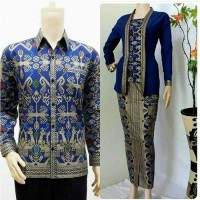 BAJU BATIK COUPLE SARIMBIT GAMIS SERIUS PANJANG SERAGAM PESTA/HIJAB