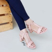 Jual SEPATU CEWE BRANDED DISKON HIGH HEELS VINTAGE T STRAP SALEM KODE BAR Murah
