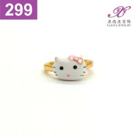 Cincin Anak Lapis emas Perhiasan imitasi Yaxiya Jewelry 299