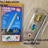 PROMO... FISHING ROD in PEN CASE, Joran Mini / Pancingan Saku ( As