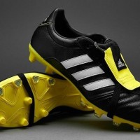 Sepatu Bola Adidas Gloro 15.1 Core Black White Bright Yellow