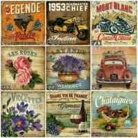 Jual hiasan dinding cafe kayu poster wall home decor decoupage vintage Murah