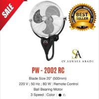 KIPAS ANGIN BESI MASPION POWER FAN PW-2002 RC Termurah Surabaya