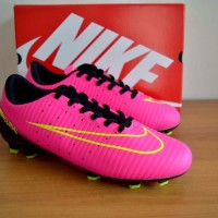 sepatu bola dewasa nike mercurial pink original premium 39-44 import