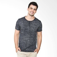 Jual Greenlight Casual Basic Tee Men Tshirt - Black Murah